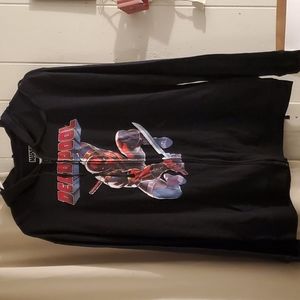 Marvel deadpool zip up hooded